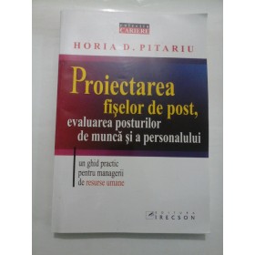 PROIECTAREA FISELOR DE POST - HORIA D. PITARIU